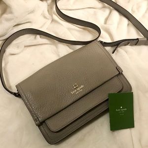 Kate Spade grey crossbody bag